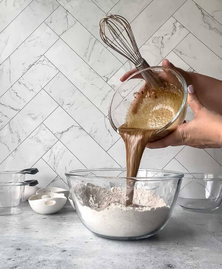Dirty Chai Cake with Chai Cream Cheese Frosting - Andee's Apron