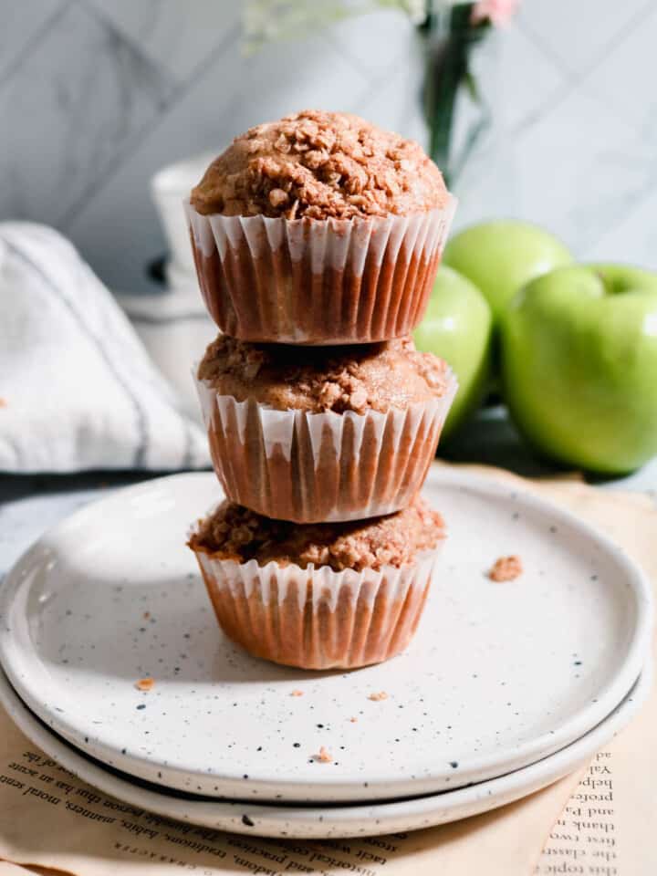 Apple Sourdough Muffins - Andee's Apron