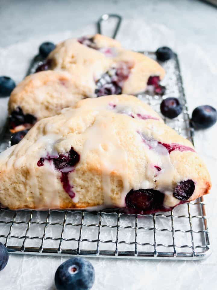 Huckleberry Scones - Andee's Apron